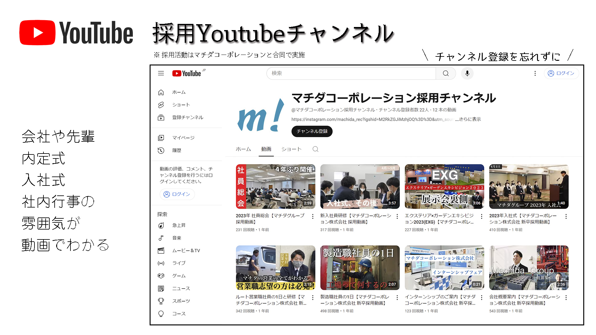 採用チャンネル